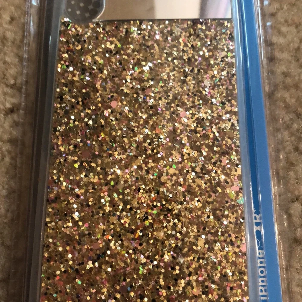Gold Glitter iPhone XR Case
